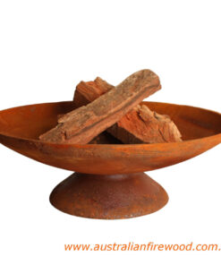 Cast Iron Fire Pit on Round Ba 59cm Rust