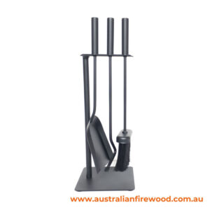 Fire Place Basics 3 Piece Set 40cm Black