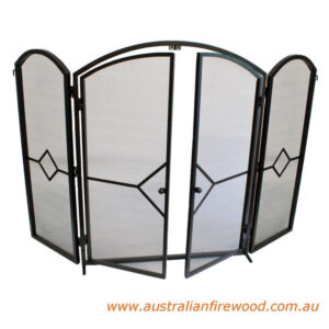 Fire Place Screen With Gate