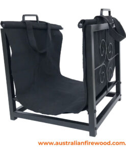 Firewood Sling Cradle Black