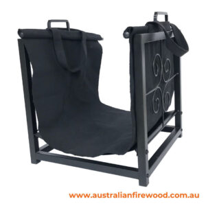 Firewood Sling Cradle Black