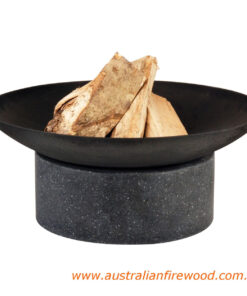 Granito Fire Pit Round Base 59cm Black
