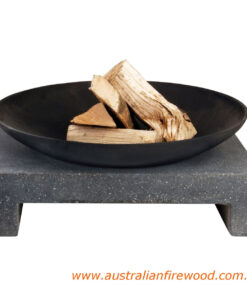 Granito Fire Pit Square Base 59cm Black