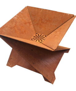 Twisted Sister Square Fire Pit