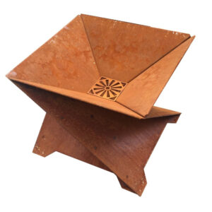 Twisted Sister Square Fire Pit