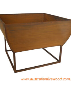 Windermere Square Fire Pit Rus 50cm Rust