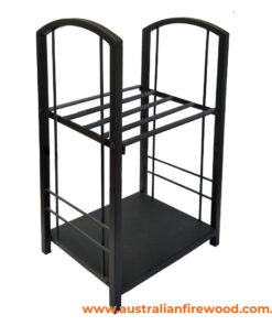 Wood Storage Rack XL Black