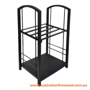 Wood Storage Rack XL Black